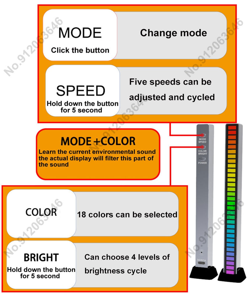 Barra de LED RGB controle por APP, ele acende no ritmo da sua musica, isso é diversão na certa. Evolução Marketplace