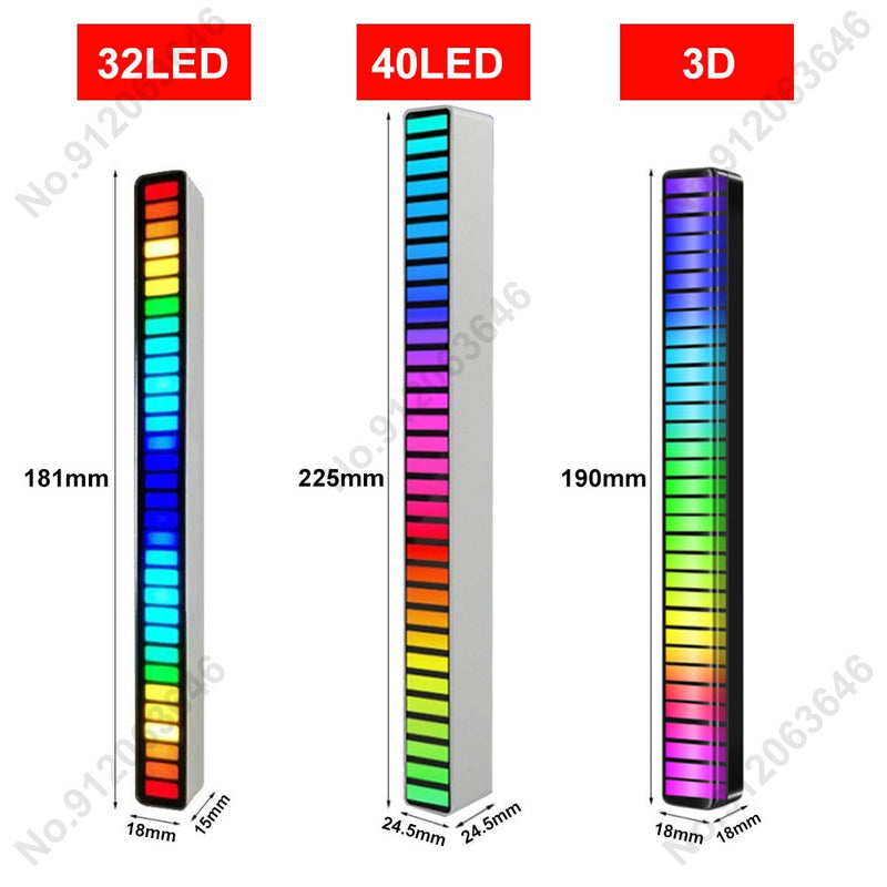 Barra de LED RGB controle por APP, ele acende no ritmo da sua musica, isso é diversão na certa. Evolução Marketplace