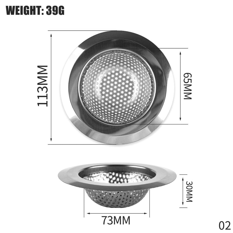 Filtro de Aço inoxidável para pia de cozinha e tanques, deixe tudo mais limpo e organizado sem entupimentos Evolução Marketplace