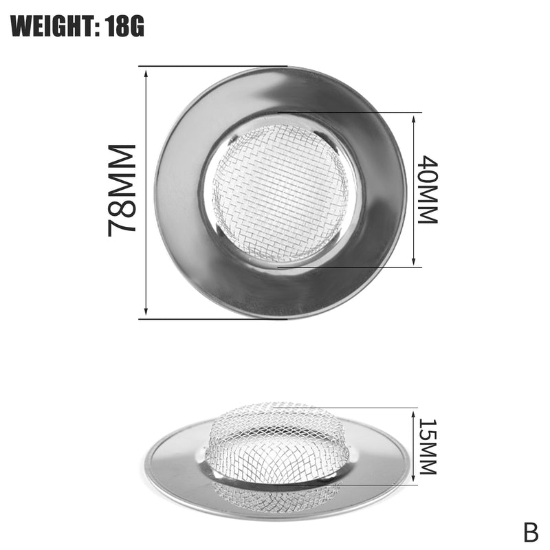 Filtro de Aço inoxidável para pia de cozinha e tanques, deixe tudo mais limpo e organizado sem entupimentos Evolução Marketplace