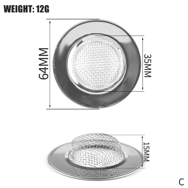 Filtro de Aço inoxidável para pia de cozinha e tanques, deixe tudo mais limpo e organizado sem entupimentos Evolução Marketplace