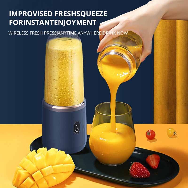 Juicer Espremedor de Frutas com 6 Lâminas para você preparar seu delicioso Smoothie ele tritura até gelo. Evolução Marketplace