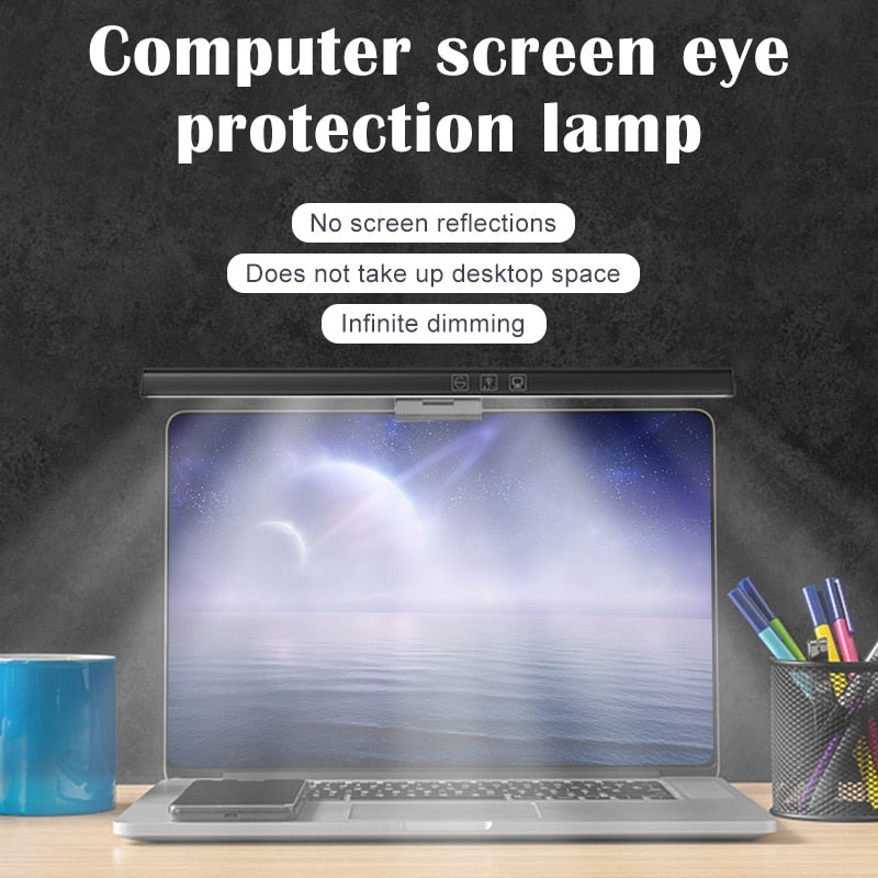 Luminária Clip de LED, anti luz azul que é prejudicial à visão, ótimos para Laptops, preserve sua visão, tenha uma iluminação de qualidade na hora da leitura e trabalho. Evolução Marketplace