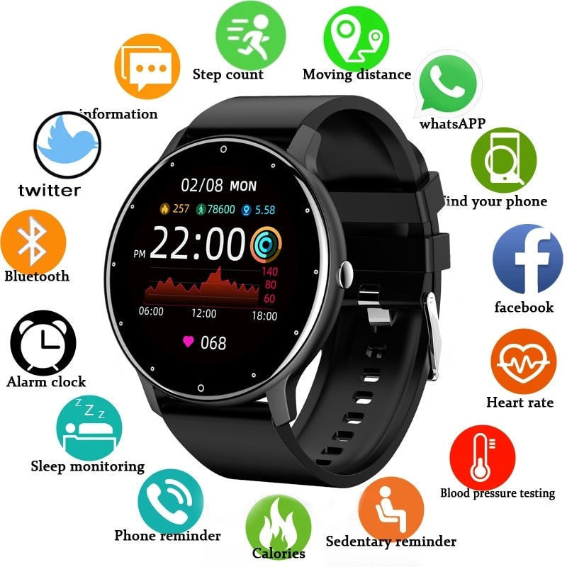 SmartWatch IP67 Unisex, design arrojado, esportivo e casual, tenha a tecnologia nas pontas dos dedos. Evolução Marketplace