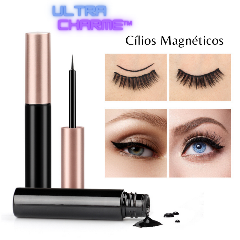 UltraCharm™- Cílios Magnéticos com 3 Pares e Aplicador Evolução Marketplace