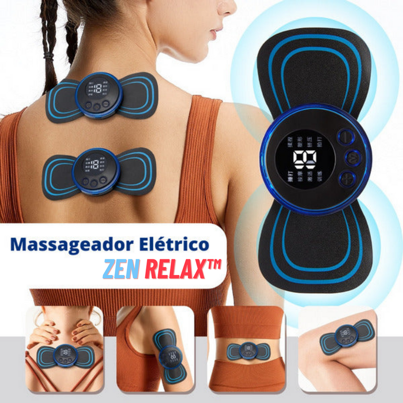 Zen Relax™ - Massageador Elétrico Muscular Evolução Marketplace